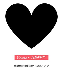Heart icon. Vector illustration of a heart. Logo heart.