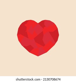 Heart Icon Vector Illustration. Love Symbol.