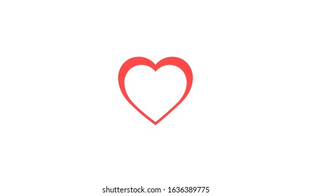 Heart Icon, vector illustration. vector illustration. Web design icon