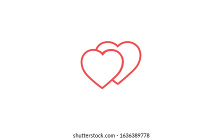 Heart Icon, vector illustration. vector illustration. Web design icon