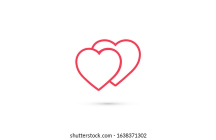 Heart Icon, vector illustration. vector illustration. Web design icon