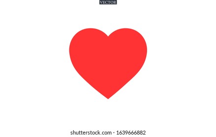 Heart Icon, vector illustration. vector illustration. Web design icon