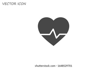 Heart Icon, vector illustration. vector illustration. Web design icon