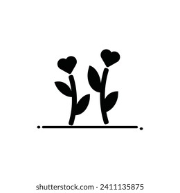 diseño del logotipo de la ilustración del vector del icono del corazón