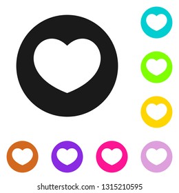 Heart icon. Heart vector icon. Like icon vector
