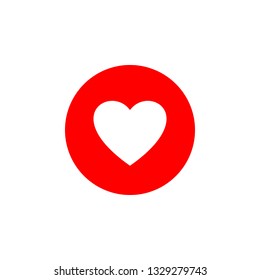 Heart icon vector. Heart vector icon. Like icon vector