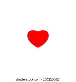 Heart icon vector. Heart vector icon. Like icon vector
