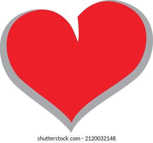 Heart icon vector. Like icon vector.