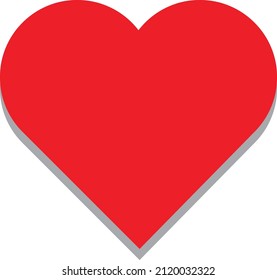 Heart icon vector. Like icon vector.