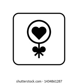 Heart Icon Vector Logo Template