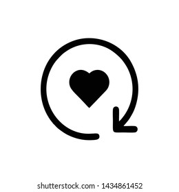 Heart Icon Vector Logo Template