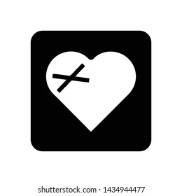 Heart Icon Vector Logo Template