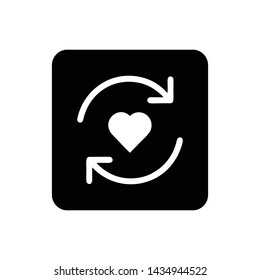 Heart Icon Vector Logo Template