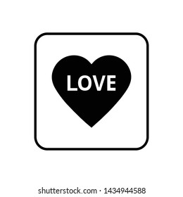 Heart Icon Vector Logo Template