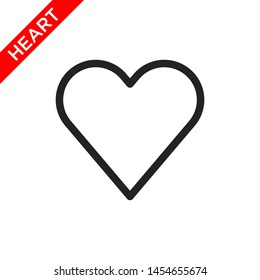 heart icon vector logo template 