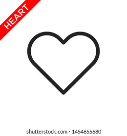 heart icon vector logo template 