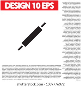 Heart Icon Vector . Lorem Ipsum Illustration design