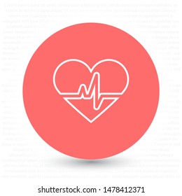 Heart Icon Vector . Lorem Ipsum Illustration design