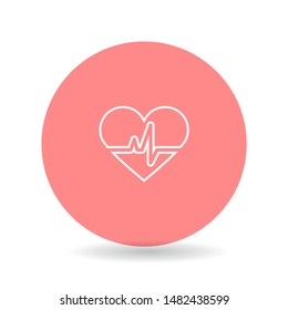 Heart Icon Vector . Lorem Ipsum Illustration design