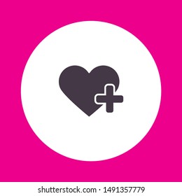 Heart Icon Vector . Lorem Ipsum Illustration design