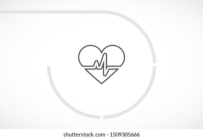 Heart Icon Vector . Lorem Ipsum Illustration design
