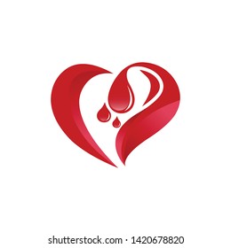 Heart icon vector, Love Hearts, Heart icon isolated on white background