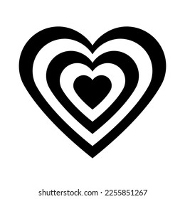 Heart icon vector. Love illustration sign. Valentine's Day symbol or logo.
