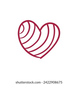 Heart icon vector. love illustration sign. romance symbol.