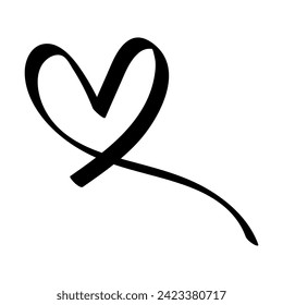 Heart icon vector. love illustration sign. romance symbol.