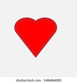 Heart Icon - Vector, Love Sign and Symbol for Design, Presentation, Website or Apps Elements.