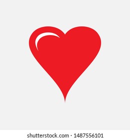 Heart Icon - Vector, Love Sign and Symbol for Design, Presentation, Website or Apps Elements.