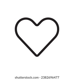 Heart icon vector. Love sign symbol vector. Heart vector icon illustration isolated on white background