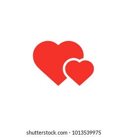 Heart icon. Vector heart. Love symbol. Valentine's Day sign. Vector illustration. Health icon. Heartbeat sign. Game ui.  Lives counter. Health bar. Ui elements. Game ui. Life icon. Medicine sign. 