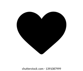 Heart icon vector Love symbol