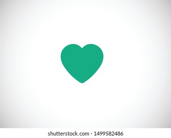 Heart icon vector. Love symbol. Valentine's Day sign.