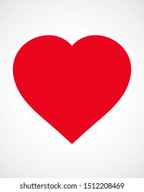 Heart icon vector. Love symbol. Valentine's Day sign.