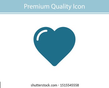 Heart icon vector. Love symbol. Valentine's Day sign.