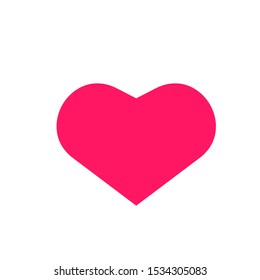 Heart icon vector. Love symbol. Valentine's Day sign. Like icon