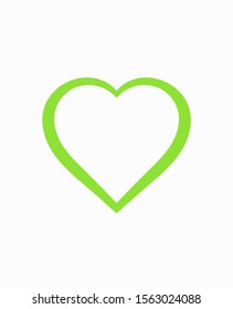 Heart icon vector. Love symbol. Valentine's Day sign.
