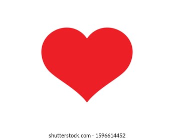 Heart icon vector. Love symbol. Valentine's Day sign.