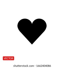 Heart Icon Vector. Love symbol.