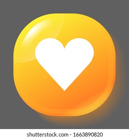 Heart Icon Vector. Love symbol.