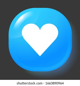 Heart Icon Vector. Love symbol.