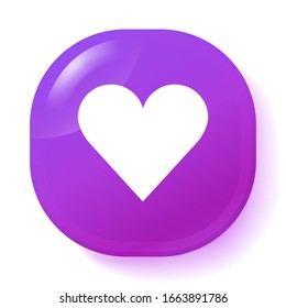 Heart Icon Vector. Love symbol.
