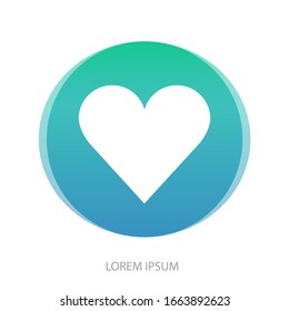 Heart Icon Vector. Love symbol.