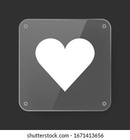 Heart Icon Vector. Love symbol.