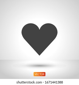 Heart Icon Vector. Love symbol.