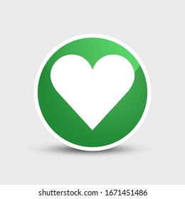 Heart Icon Vector. Love symbol.