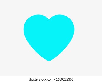 Vector de icono del corazón. Símbolo de amor. Signo del Día de San Valentín.