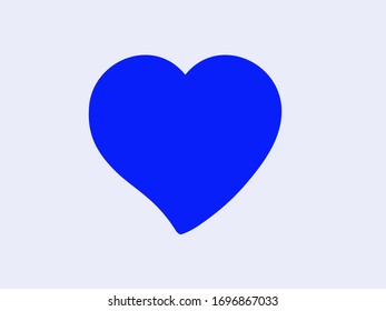 Heart icon vector. Love symbol. Valentine's Day sign.
